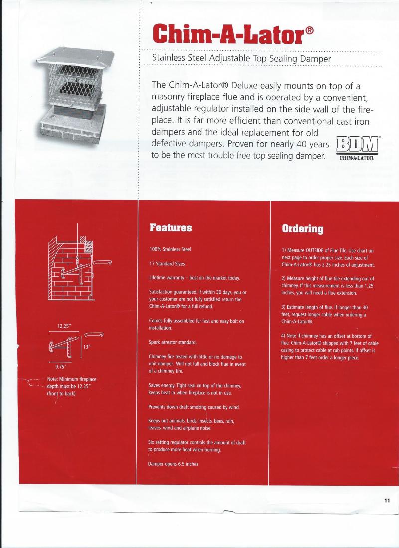 Top Hat Chimney Sweep of Traverse City Michigan Services